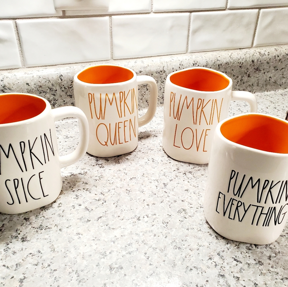 Rae Dunn 🎃PUMPKIN🎃 mugs